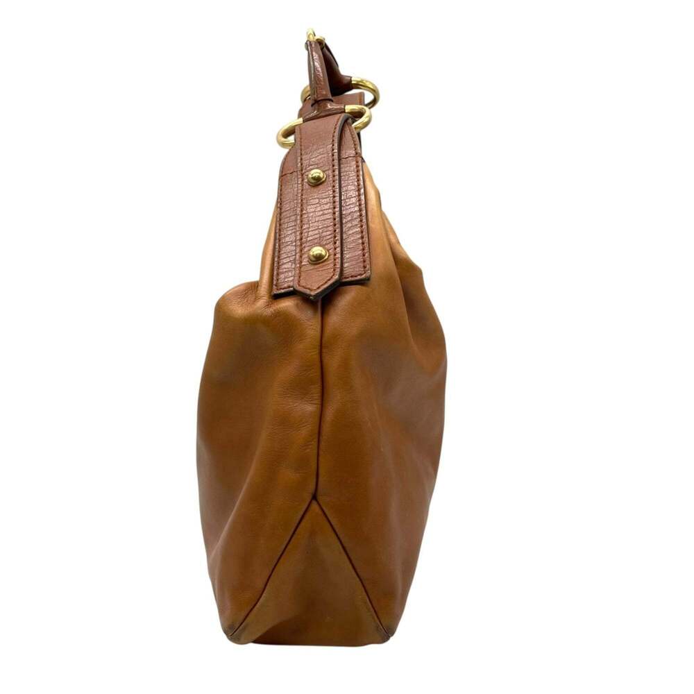 Gucci One-Shoulder Handbag Leather Brown Women's U17 - Picture 7 of 16